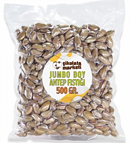 500 gr. Jumbo Boy Antep Fıstığı: Taptaze ve Lezzetli, Doğal Enerji Kaynağınız! - Vakumlu Paket, Taze Kavrulmuş, Enerji Kaynağı